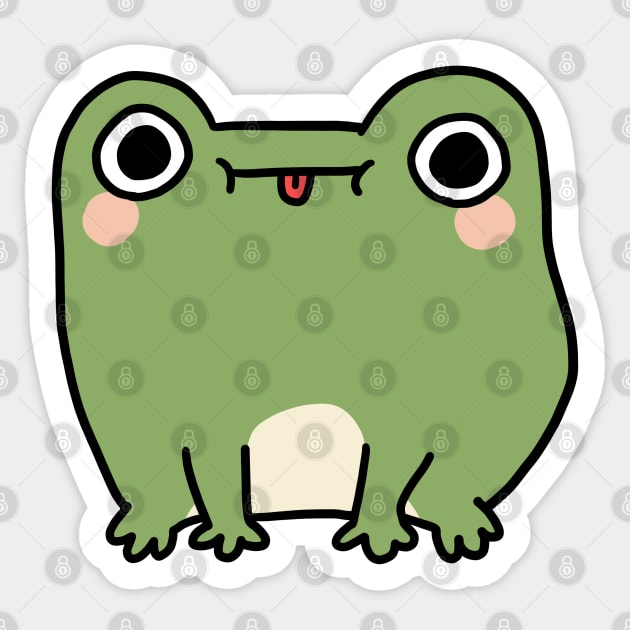 Frog Sticker by Nikamii